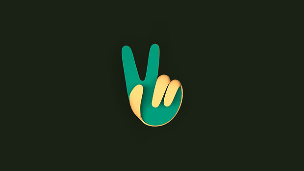 creative hand logo design