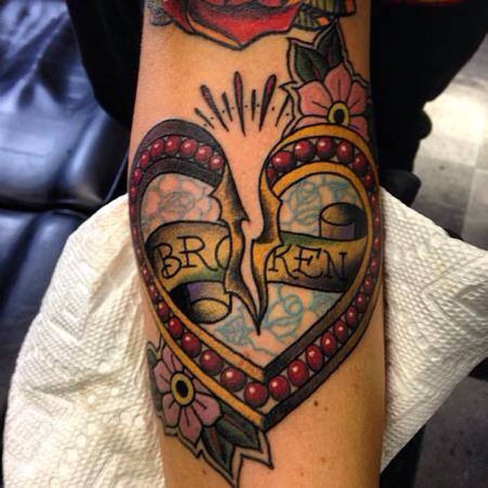 amazing heart tattoo