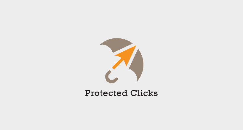 protected clicks logo design