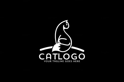 symbolic cat logo