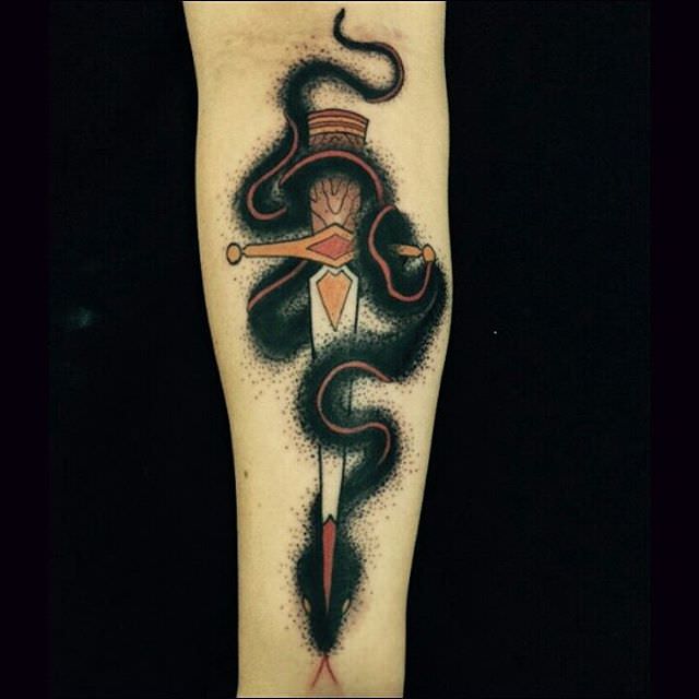 snake tattoo design nova