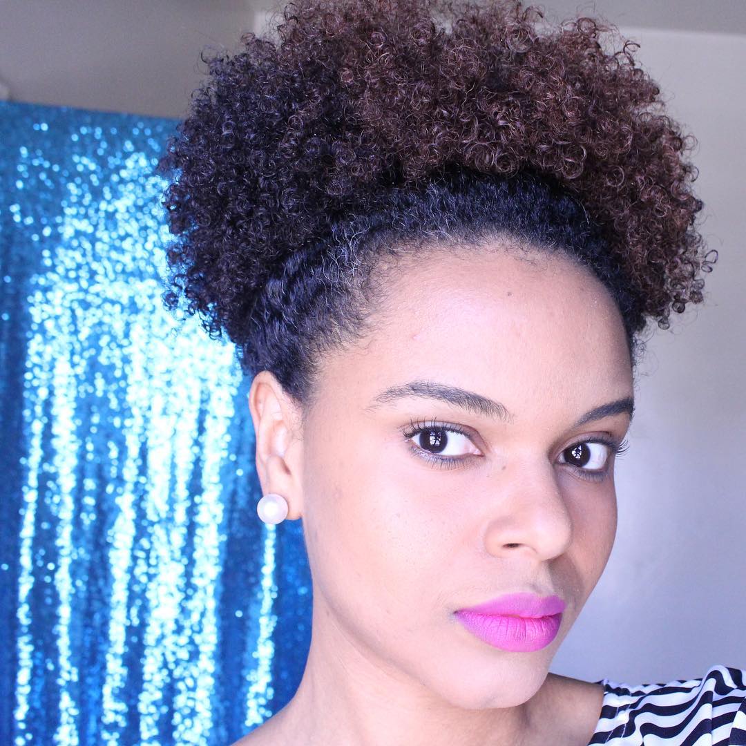 Natural Hairstyles Afro Puff