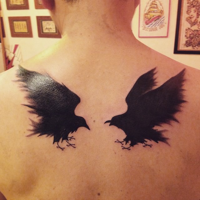raven black tattoo design1