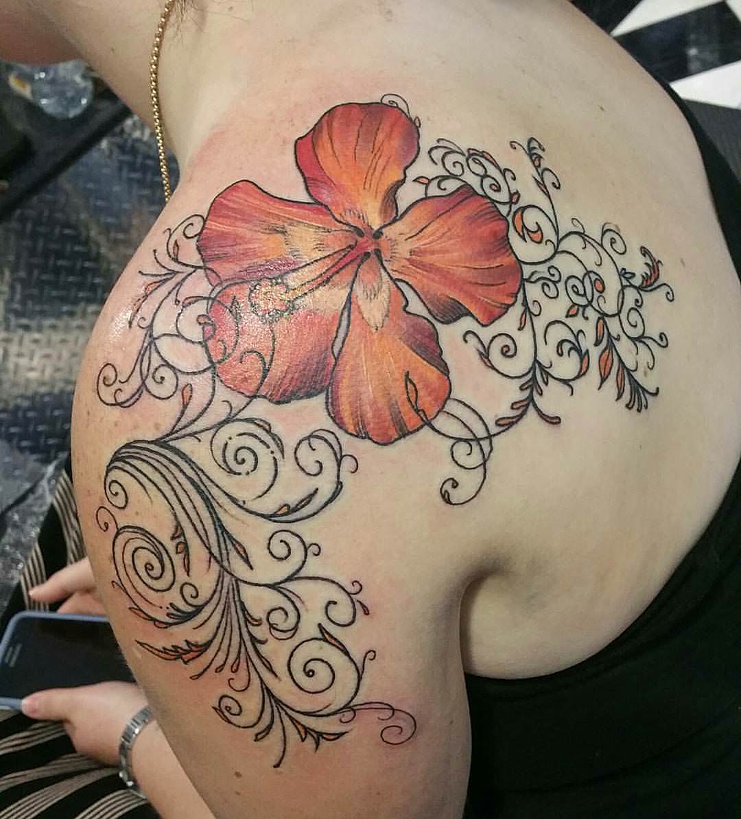 24+ Hibiscus Flower Tattoos Designs, Trends, Ideas | Design Trends ...