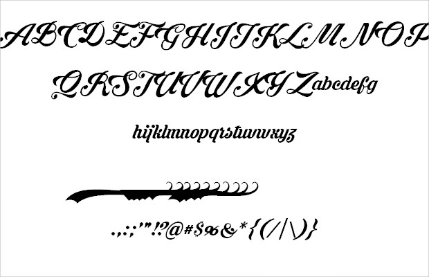 decorative cursive vintage fonts