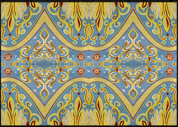 set of ornate patterns