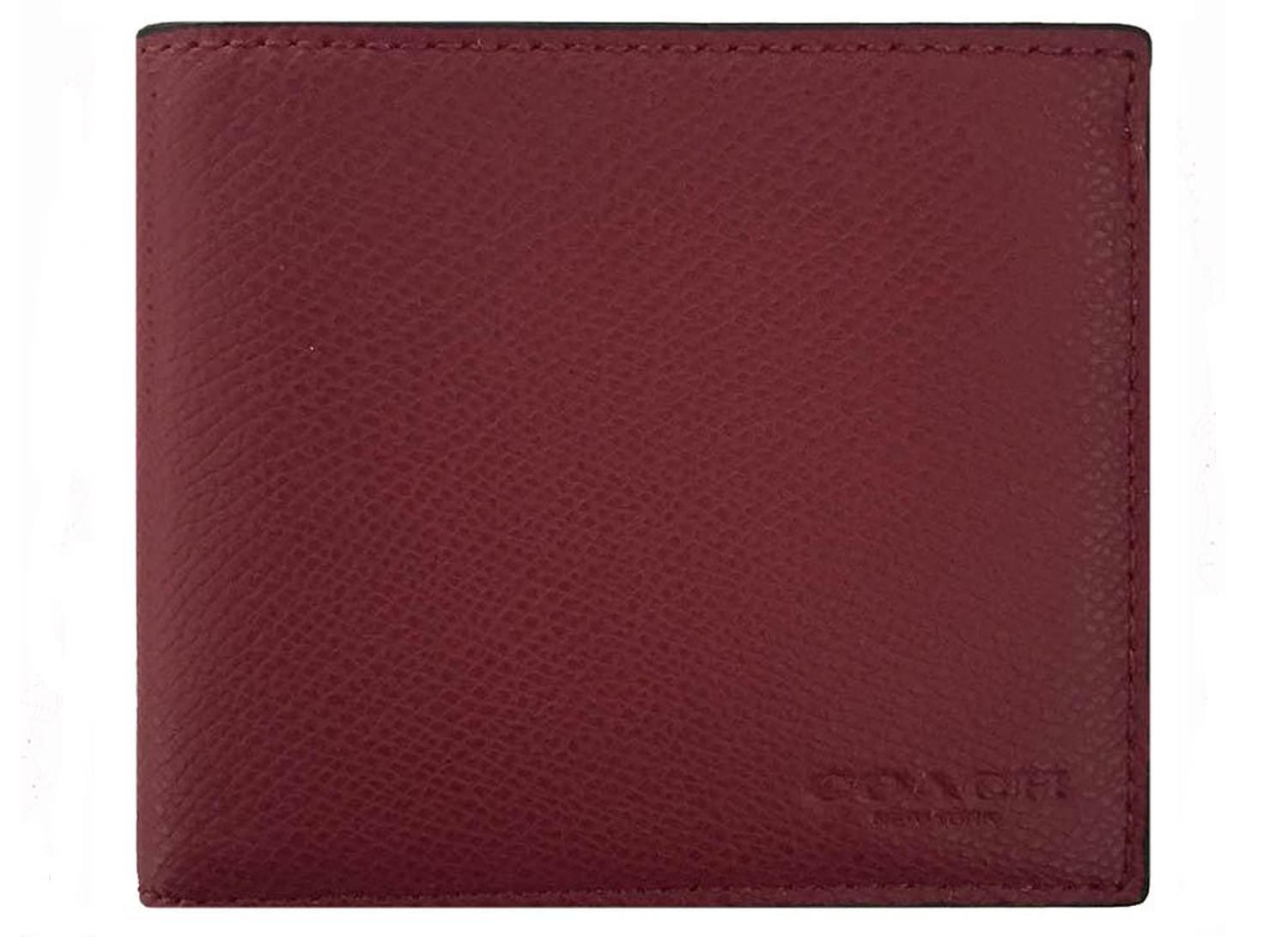 black cherry leather wallet