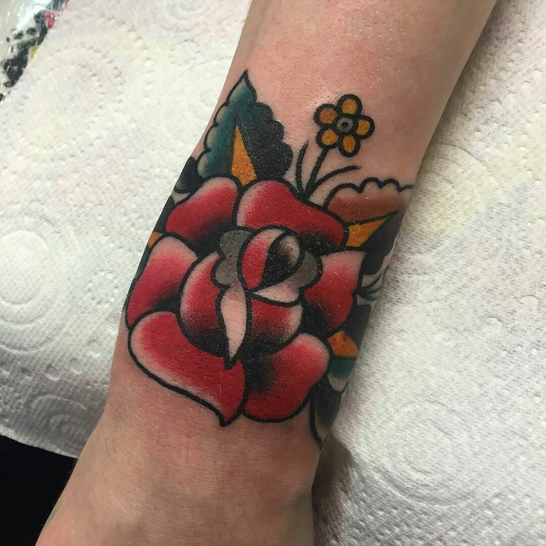 red rose tattoo design1