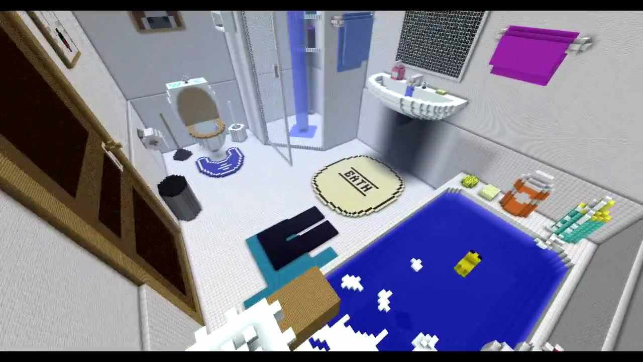 13 Minecraft Bathroom Designs Decorating Ideas Design Trends Premium Psd Vector Downloads