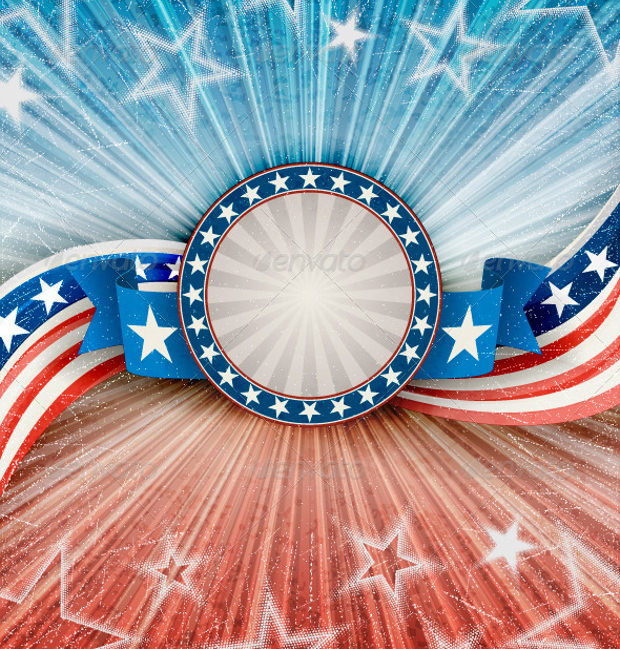 abstract patriotic background
