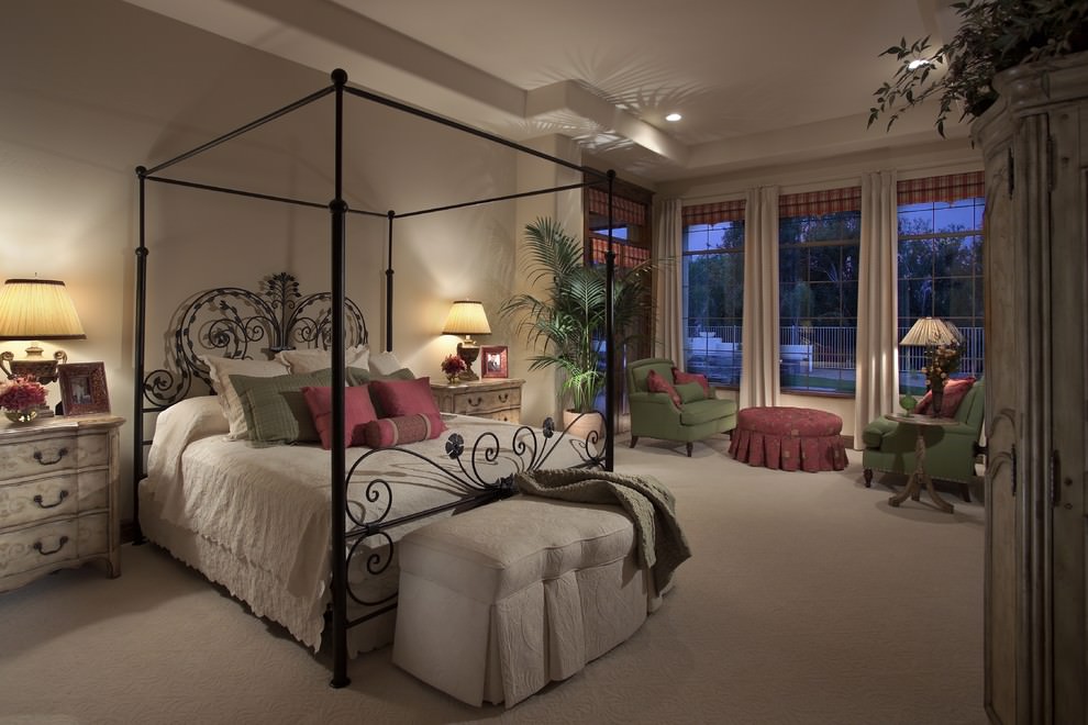 cozy mediterranean bedroom
