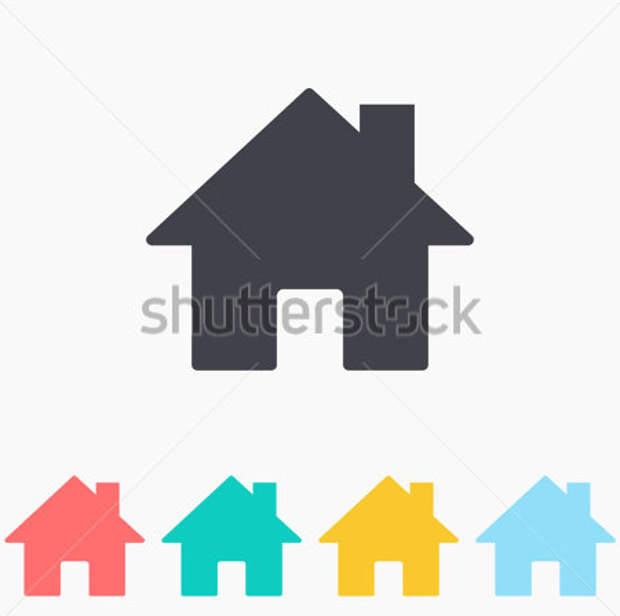 colorful home icons