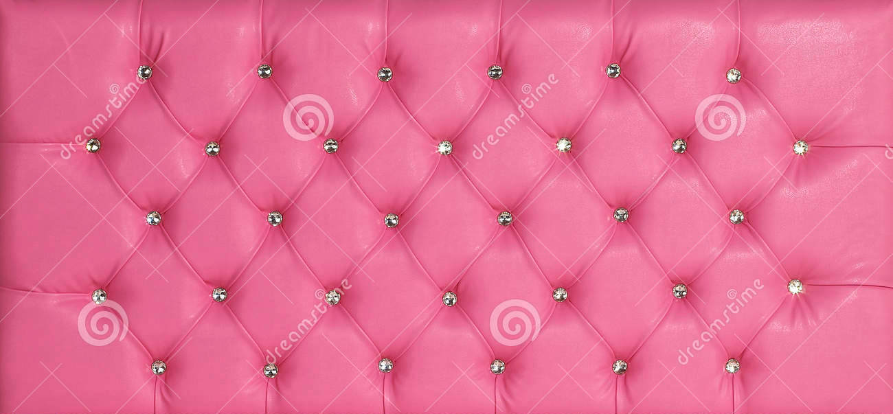 pink luxury leather diamond studded background