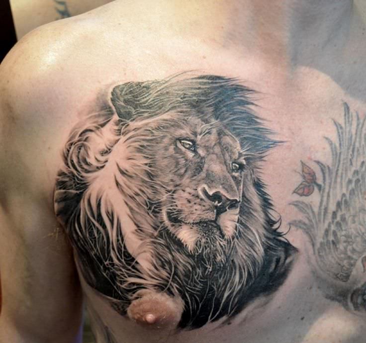 tattoo of rasta lion