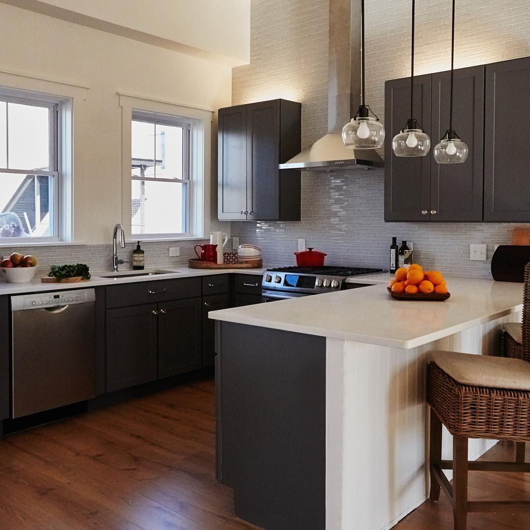 22+ Grey Kitchen Cabinets Designs, Decorating Ideas ...