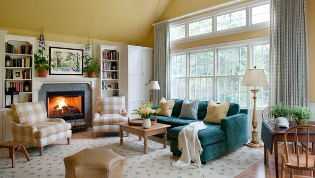 25+ Yellow Living Room Designs, Decorating Ideas | Design ...
