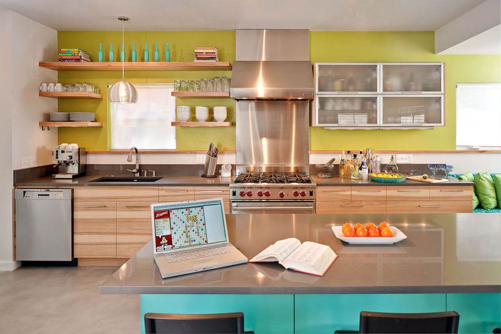 modern contemporary kitchen shelves designs