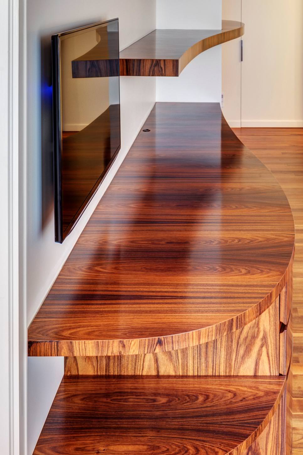 shelves wooden wood designs curved plans furniture