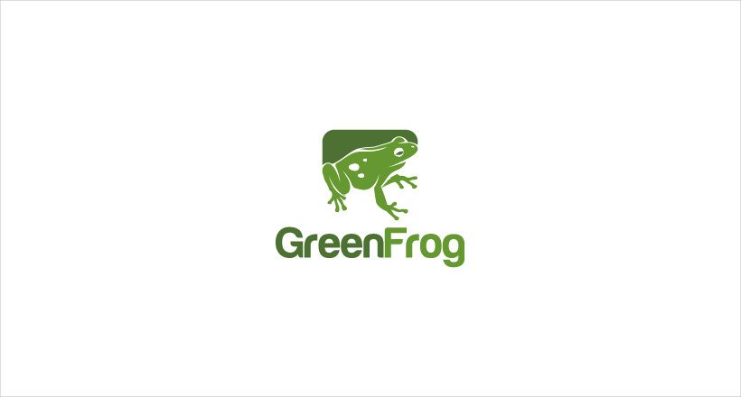green frog logo