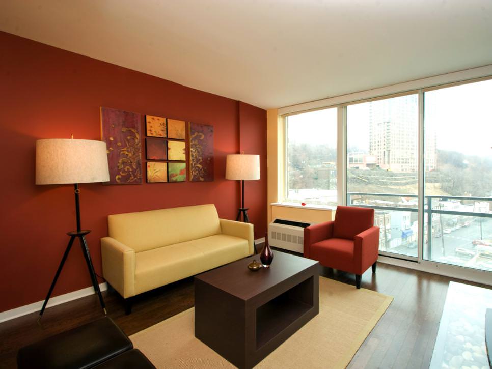 25+ Red Living Room Designs, Decorating Ideas Design