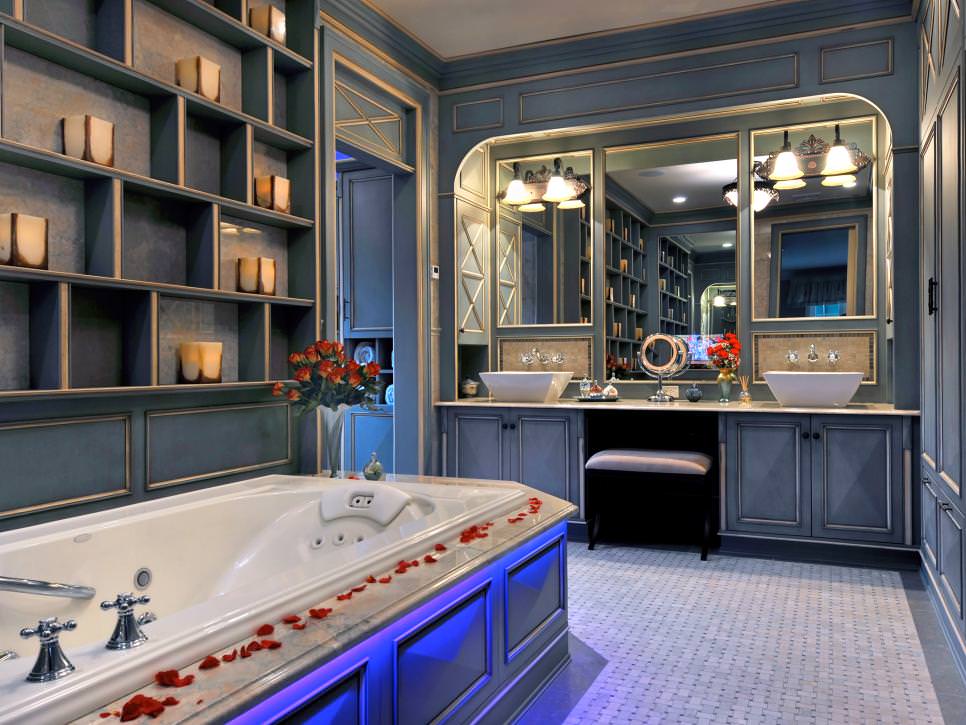 royal blue bathroom designs
