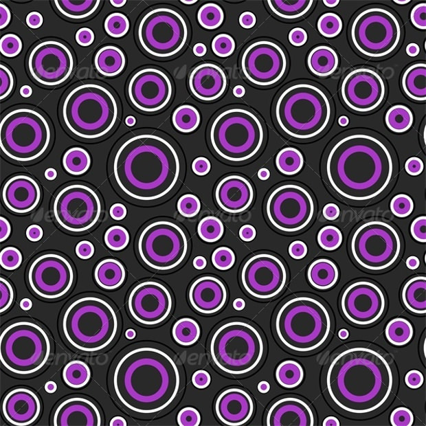 modern purple circles