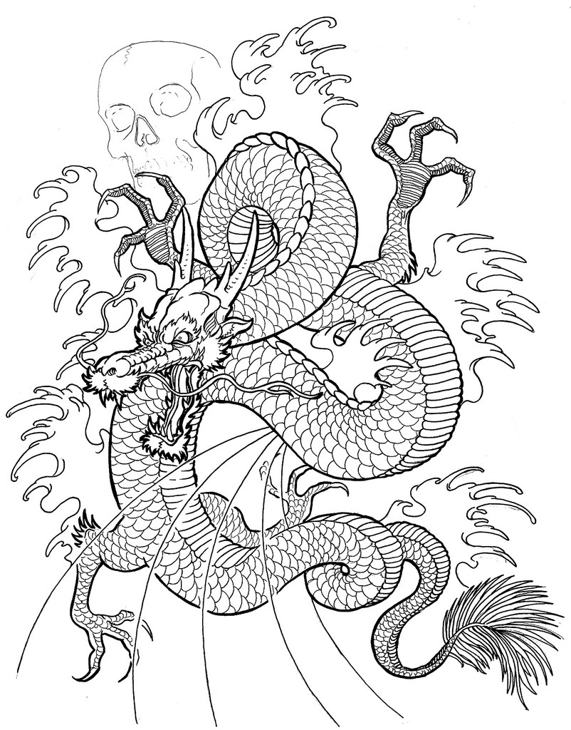 cartoon dragoon drawing