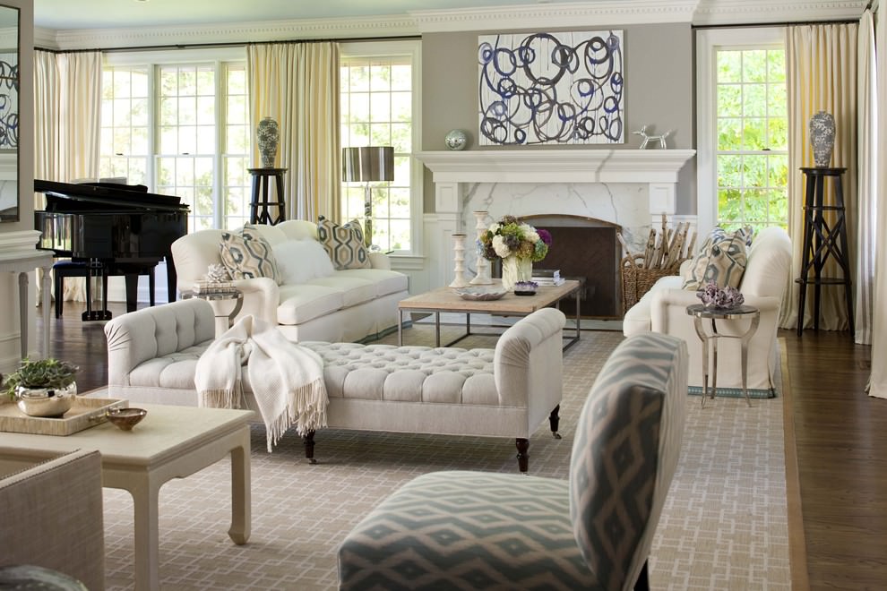 beautiful traditional small formal living room