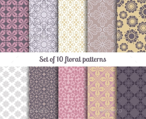 soft floral pattern