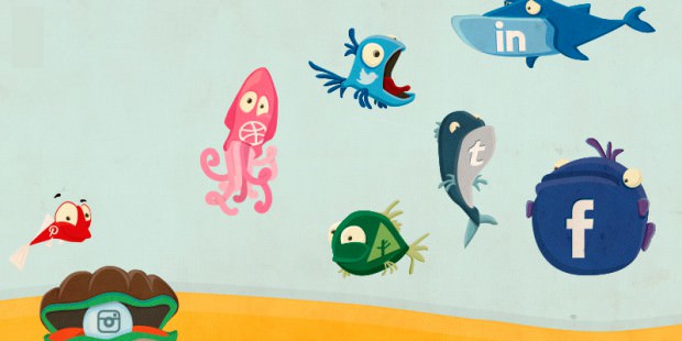 social media icons jelly fish style e1459933121232