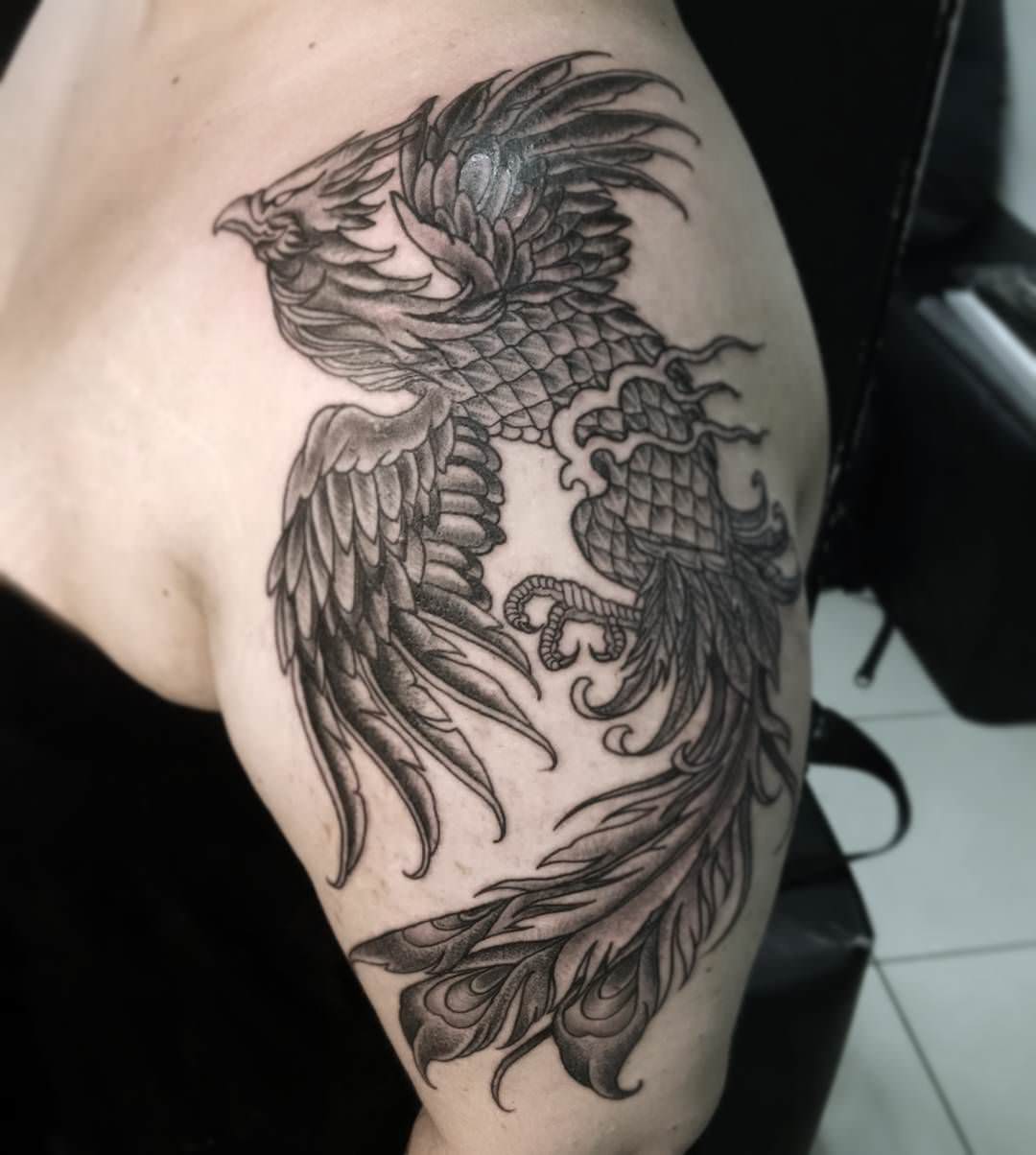 eagle cool sleeve tattoo