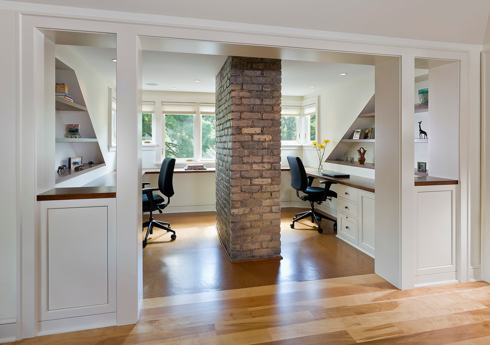 creative attic home office design1