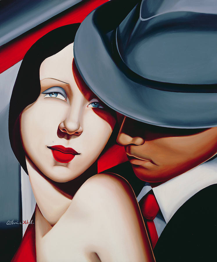 crazy love modern painting