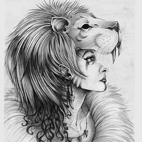 lion head girl