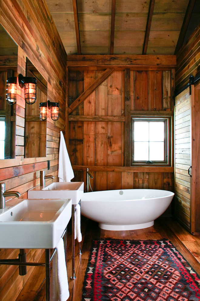 17+ Wooden Bathroom Designs, Decorating Ideas Design