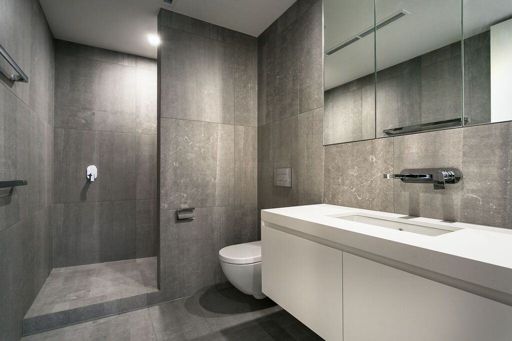 22 Stylish Grey Bathroom Designs, Decorating Ideas ...