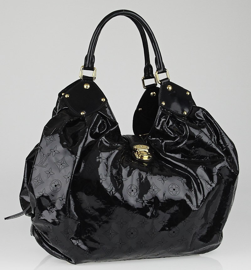louis vuitton black patent leather bag