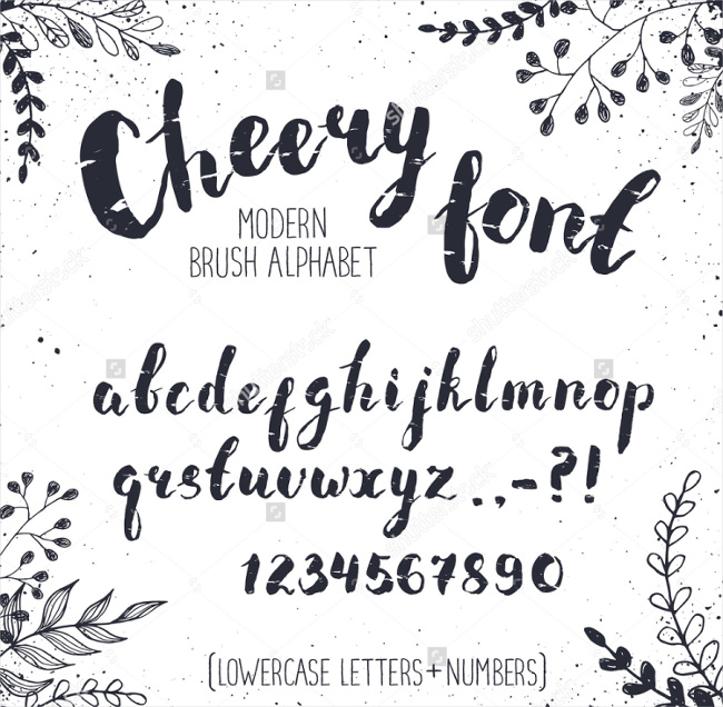 calligraphy cherry font download