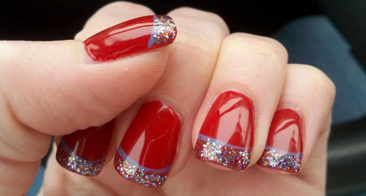 Red Short Acrylic Nail Designs for Summer - wide 8