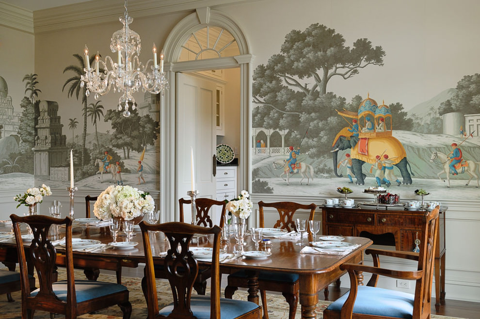 luxiours decor dining room design