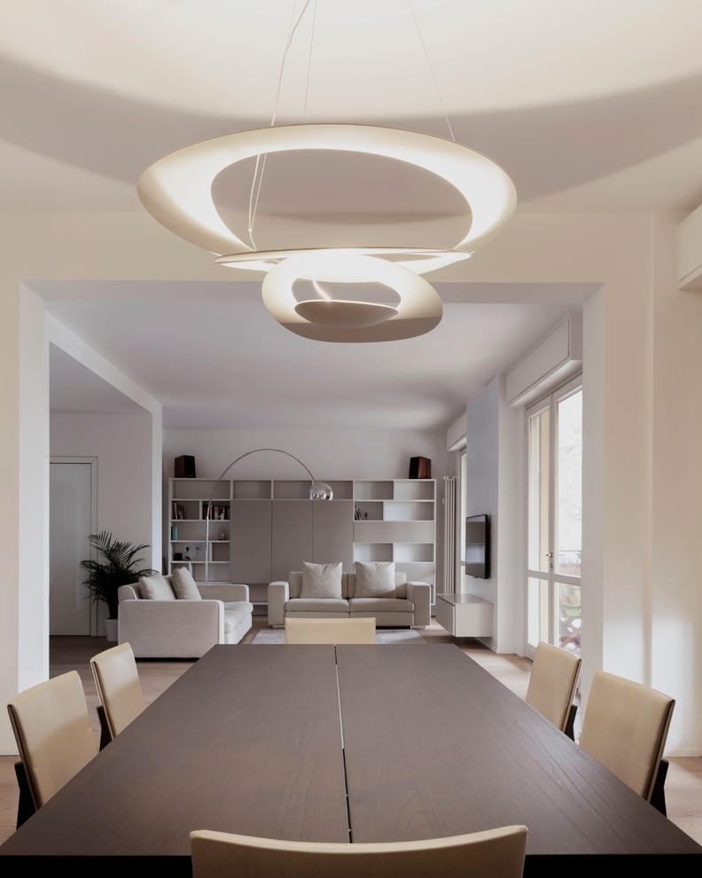 bright modern dining room design