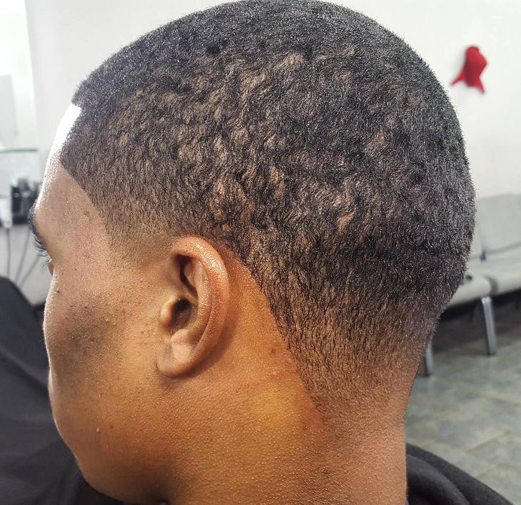 black men haircuts taper fade