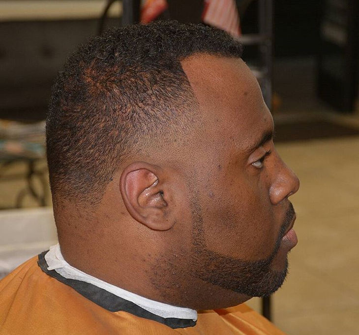 fade haircut black men