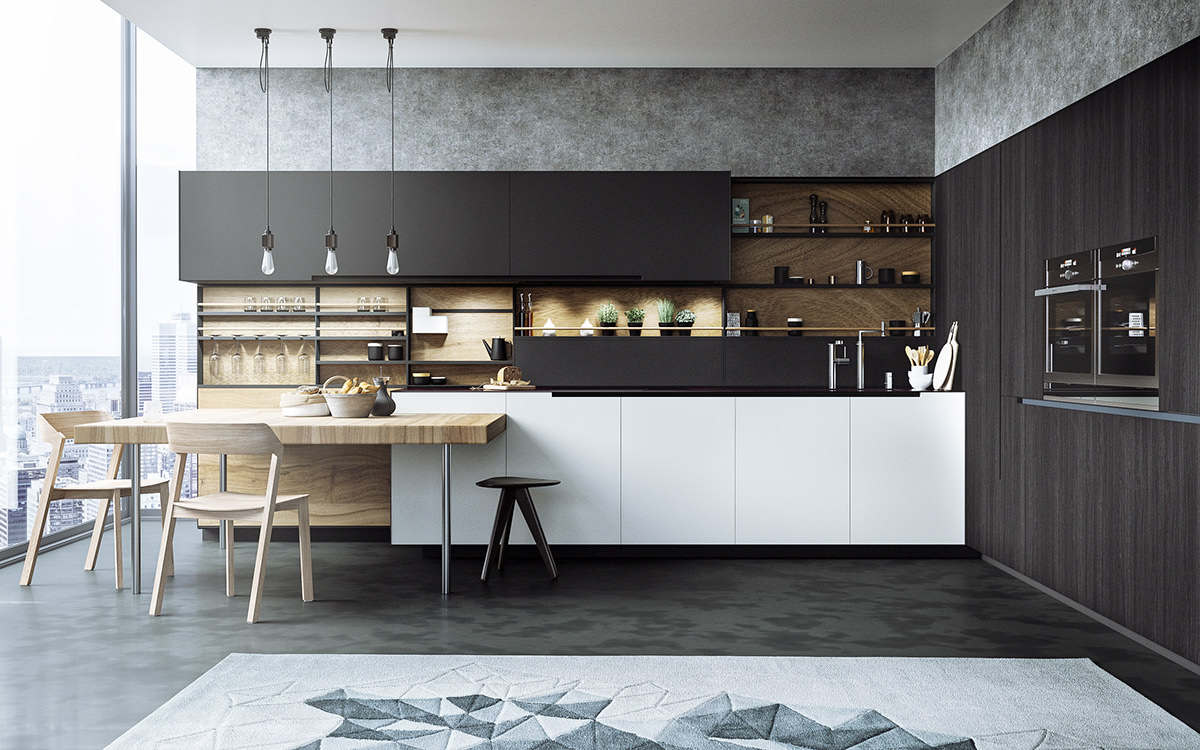 26+ Contemporary Kitchen Designs, Decorating Ideas Design Trends