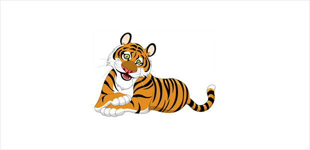 nice tiger clipart