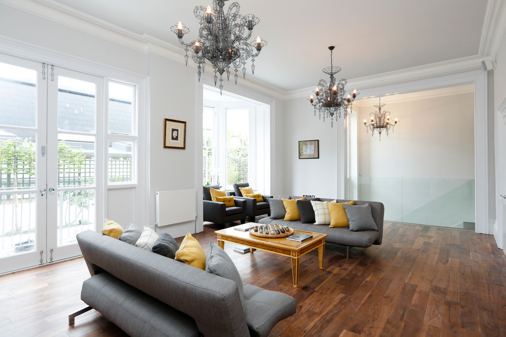 24+ Gray Sofa Living Room Designs, Decorating Ideas ...