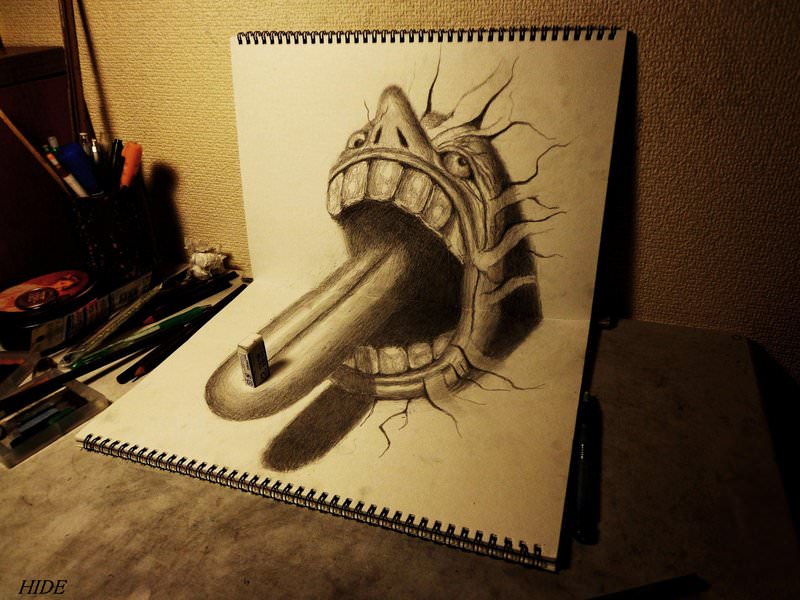 amazing 3d drawing