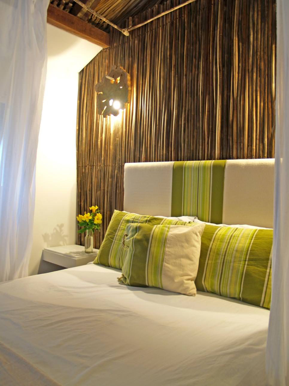 white tropical bedroom design