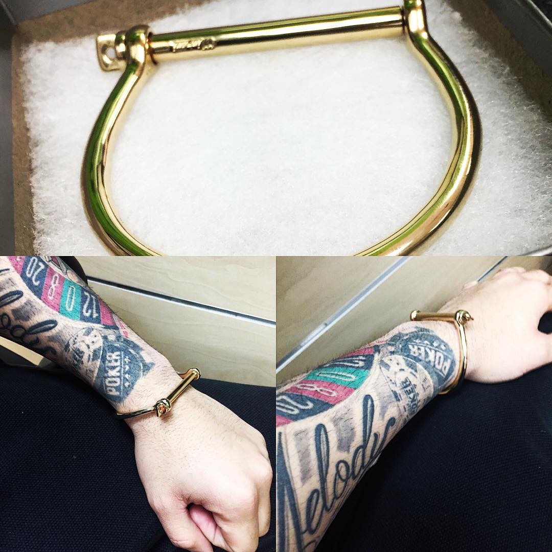 stylish gold bracelet
