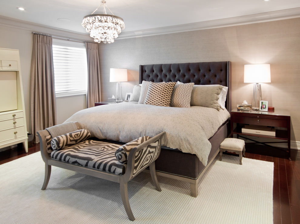 modish dark bedroom furniture design